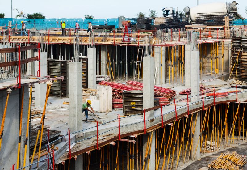 construction d'un bâtiment